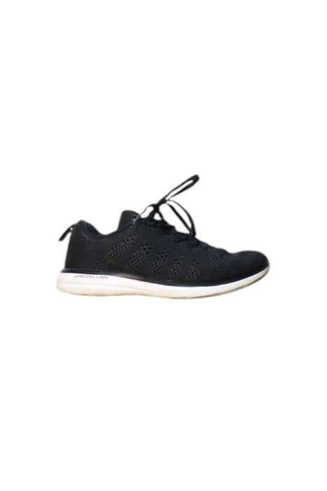 A Black Sneakers from APL in size 11Y for neutral. (Front View)