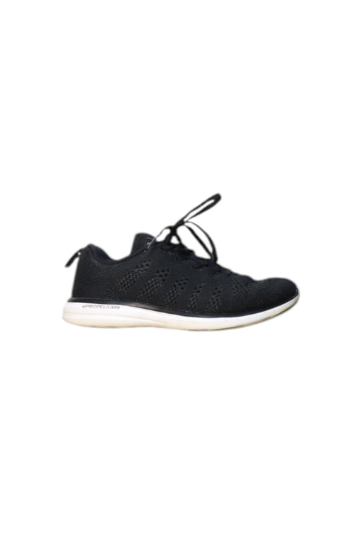 A Black Sneakers from APL in size 11Y for neutral. (Front View)