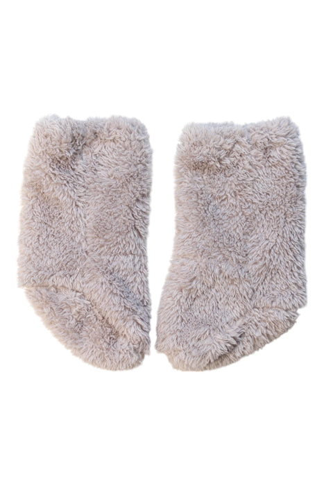 A Taupe Booties from Konny in size Newborn for neutral. (Back View)