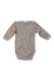 A Grey Long Sleeve Bodysuits from Nature Baby in size 3-6M for boy. (Back View)