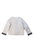 A Grey Puffer/Quilted Coats & Outerwear from Petit Bateau in size 3T for girl. (Back View)
