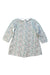 A Multicolour Long Sleeve Dresses from Petit Bateau in size 3T for girl. (Back View)