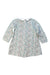 A Multicolour Long Sleeve Dresses from Petit Bateau in size 3T for girl. (Back View)