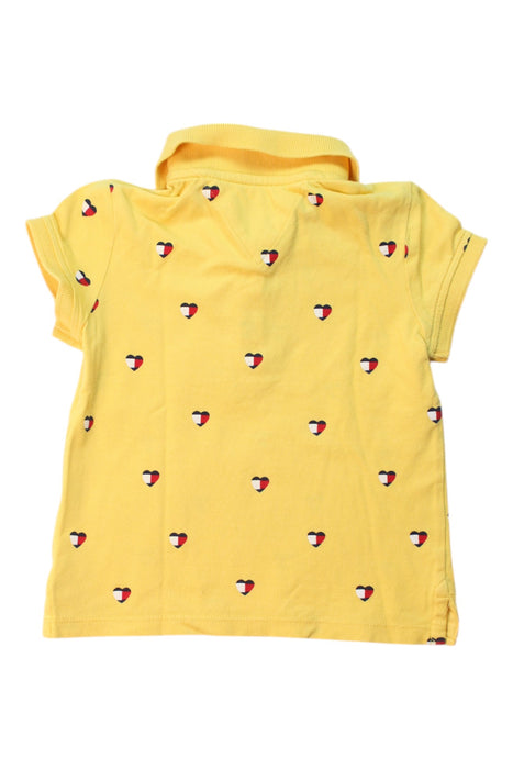 A Yellow Short Sleeve Polos from Tommy Hilfiger in size 3T for neutral. (Back View)