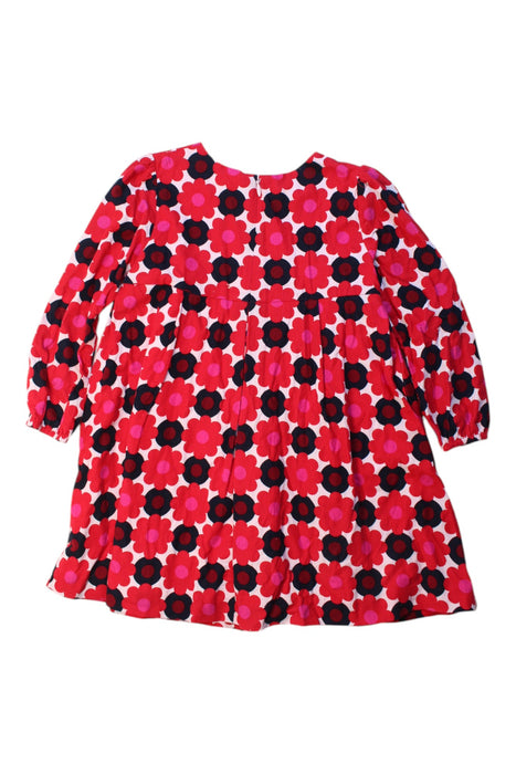 A Multicolour Long Sleeve Dresses from Jacadi in size 4T for girl. (Back View)