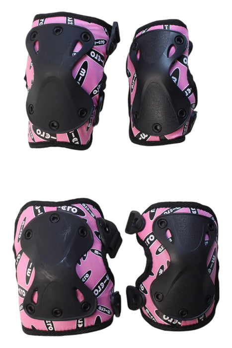 A Pink Scooters Rollerblades & Skateboards from Micro in size 8Y for girl. (Back View)