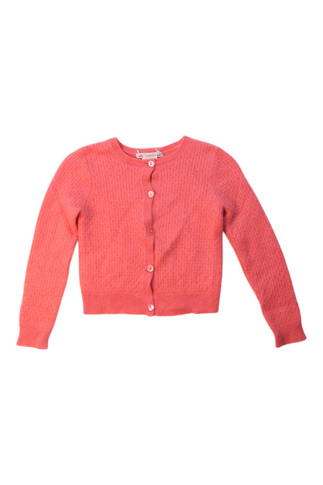 A Pink Cardigans from Bonpoint in size 6T for girl. (Front View)