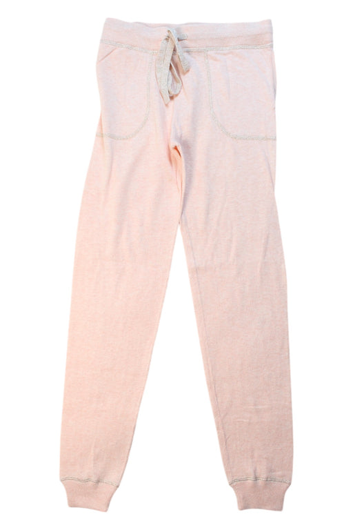 A Peach Sweatpants from Excuse My French in size 10Y for girl. (Front View)