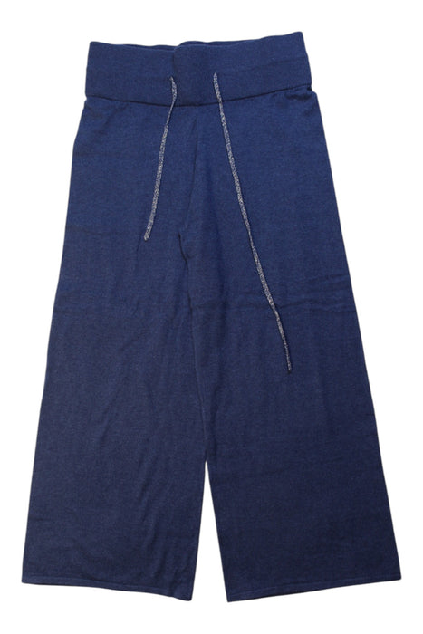 A Blue Sweatpants from Excuse My French in size 10Y for girl. (Front View)
