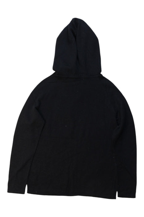 A Black Hooded Sweatshirts from Excuse My French in size 10Y for girl. (Back View)