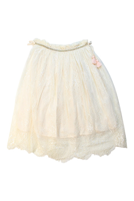 A Ivory Tulle Skirts from Louise Misha in size 6T for girl. (Front View)