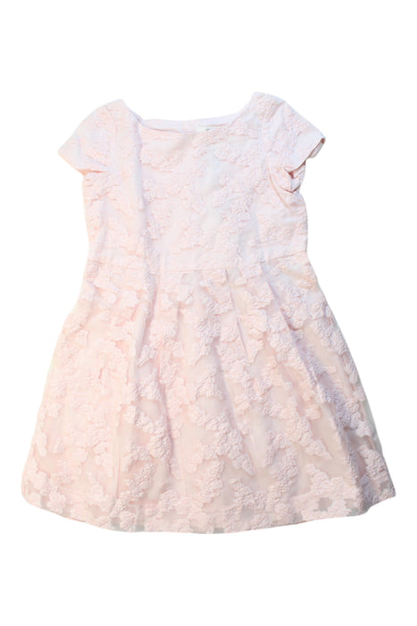 A Pink Short Sleeve Dresses from Bonpoint in size 10Y for girl. (Front View)