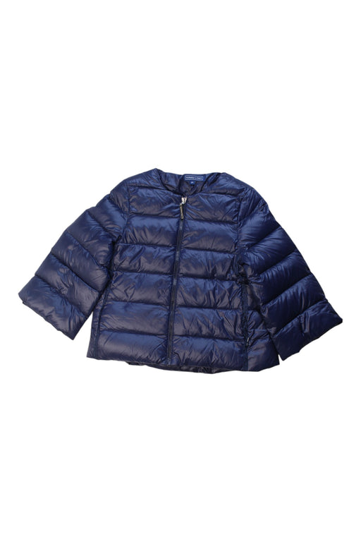 A Navy Puffer/Quilted Coats & Outerwear from Nicholas & Bears in size 6T for girl. (Front View)