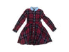 A Red Long Sleeve Dresses from Polo Ralph Lauren in size 6T for girl. (Front View)