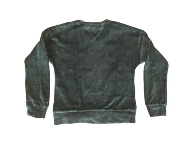 A Green Crewneck Sweatshirts from Tommy Hilfiger in size 7Y for neutral. (Back View)