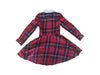 A Red Long Sleeve Dresses from Polo Ralph Lauren in size 6T for girl. (Back View)