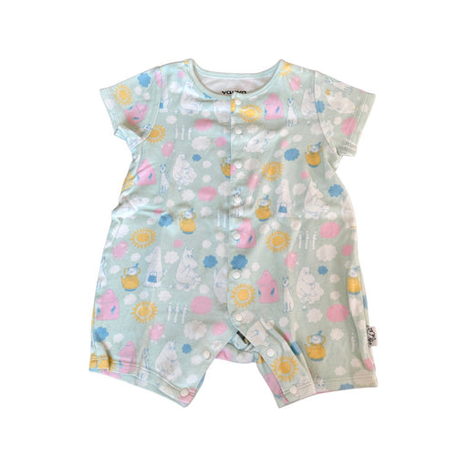 A Multicolour Short Sleeve Rompers from Vauva x Moomin in size 12-18M for neutral. (Front View)