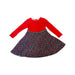 A Red Long Sleeve Dresses from J by Jasper Conran in size 2T for girl. (Front View)