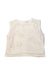 A White Sleeveless Tops from Petit Main in size 18-24M for girl. (Front View)