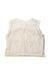 A White Sleeveless Tops from Petit Main in size 18-24M for girl. (Back View)