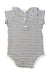 A Black Sleeveless Bodysuits from Petit Main in size 18-24M for girl. (Back View)