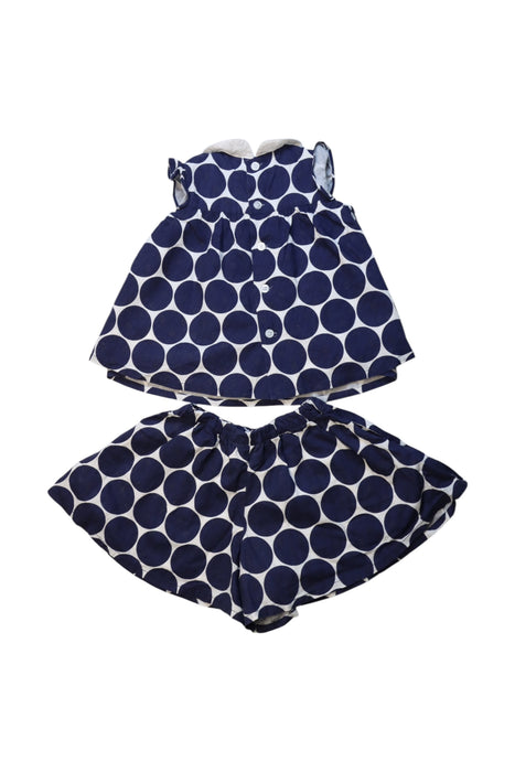A Navy Shorts Sets from Sense of Wonder in size 12-18M for girl. (Back View)