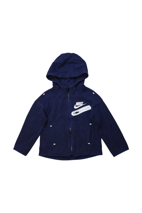 A Navy Lightweight Jackets from Nike in size 4T for neutral. (Front View)