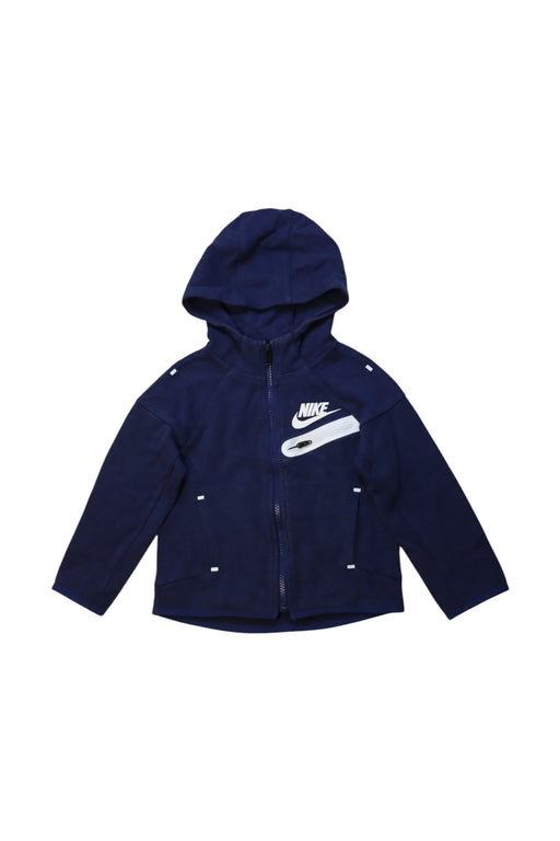 A Navy Lightweight Jackets from Nike in size 4T for neutral. (Front View)