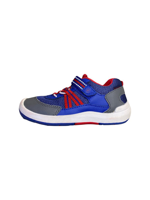A Blue Sneakers from Stride Rite in size 3T for neutral. (Front View)