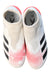 A White Cleats/Soccer Shoes from Adidas in size 6T for boy. (Back View)