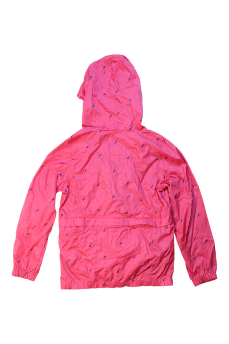 A Pink Lightweight Jackets from Nautica in size 5T for girl. (Back View)