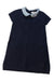 A Navy Short Sleeve Dresses from Cyrillus in size 4T for girl. (Front View)