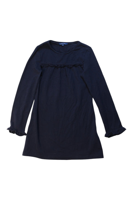 A Navy Long Sleeve Dresses from Nicholas & Bears in size 6T for girl. (Front View)