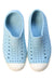 A Blue Sneakers from Native Shoes in size 10Y for girl. (Back View)
