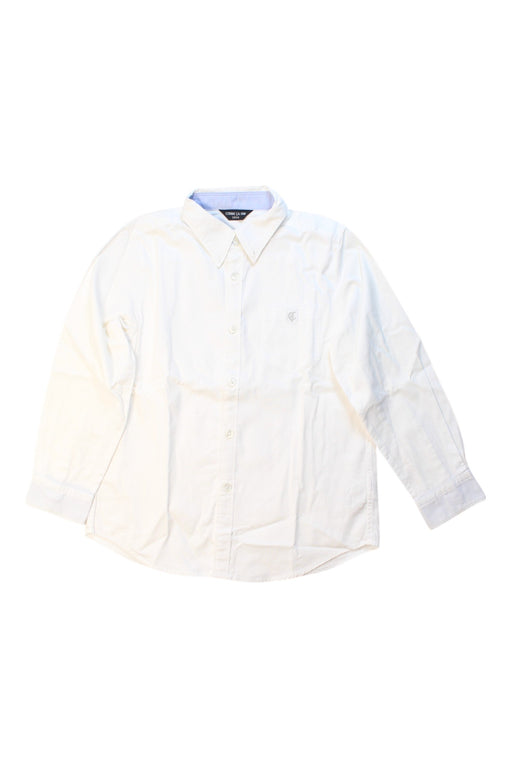 A White Long Sleeve Shirts from Comme Ca Ism in size 6T for boy. (Front View)