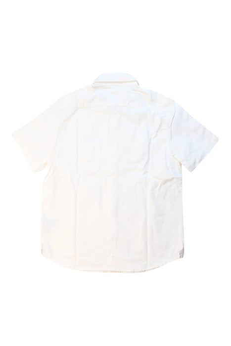 A White Short Sleeve Shirts from Comme Ca Ism in size 6T for boy. (Back View)
