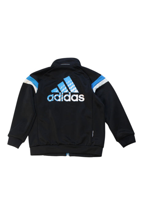 A Black Lightweight Jackets from Adidas in size 4T for boy. (Back View)