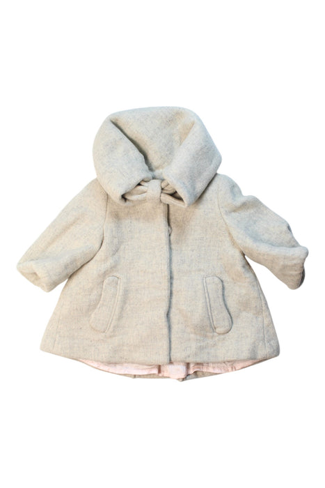 A Beige Coats from Nicholas & Bears in size 3T for girl. (Front View)