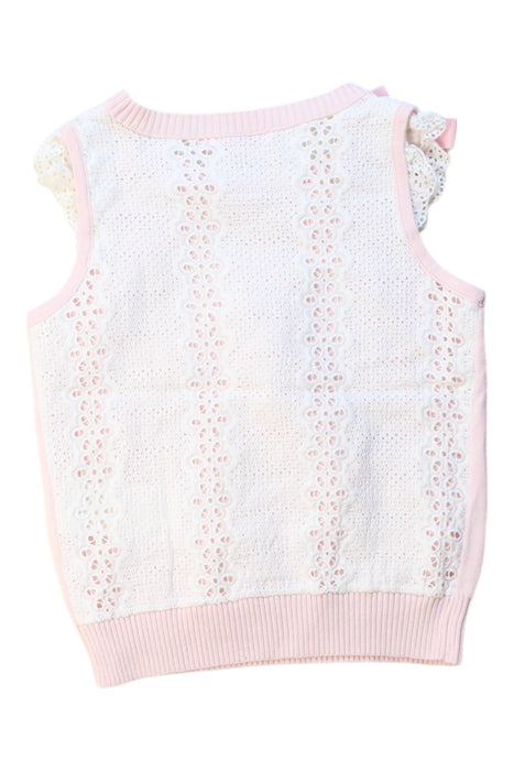 A Pink Sleeveless Tops from Nicholas & Bears in size 4T for girl. (Back View)