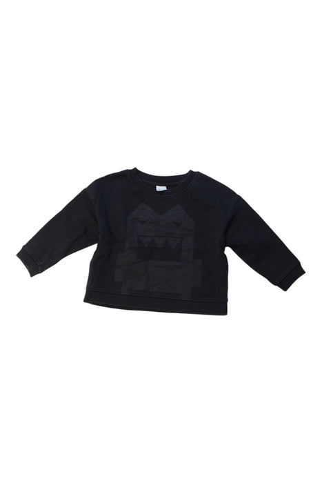 A Black Sweatshirts from Arket in size 2T for girl. (Front View)