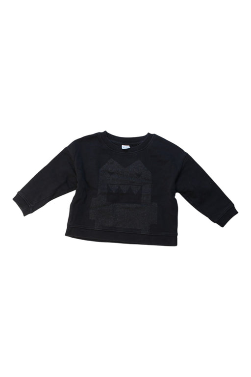 A Black Sweatshirts from Arket in size 2T for girl. (Front View)