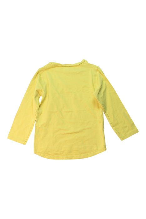 A Yellow Long Sleeve T Shirts from La Compagnie des Petits in size 3T for girl. (Back View)