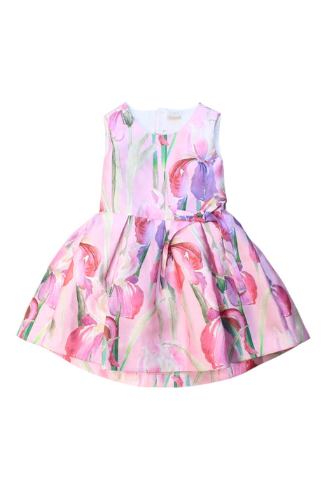 A Multicolour Sleeveless Dresses from Paz Rodriguez in size 3T for girl. (Front View)