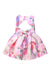 A Multicolour Sleeveless Dresses from Paz Rodriguez in size 3T for girl. (Back View)