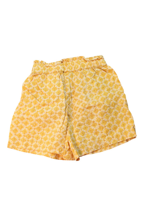 A Yellow Shorts from Fabindia in size 7Y for girl. (Back View)