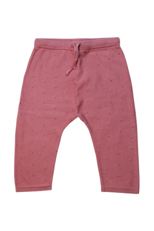 A Pink Casual Pants from Bout'Chou in size 6-12M for girl. (Front View)