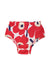 A Red Bloomers from Marimekko in size 12-18M for girl. (Front View)
