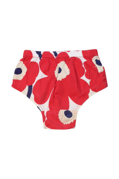 A Red Bloomers from Marimekko in size 12-18M for girl. (Back View)