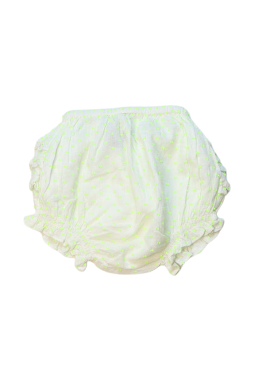 A White Bloomers from Velveteen in size 12-18M for girl. (Front View)