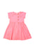A Pink Short Sleeve Dresses from Crewcuts in size 2T for girl. (Front View)